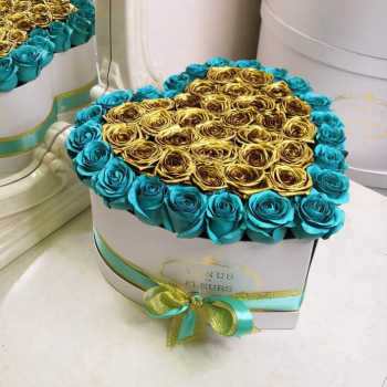 Золотые с окантовкой (сердце) от 41 шт.