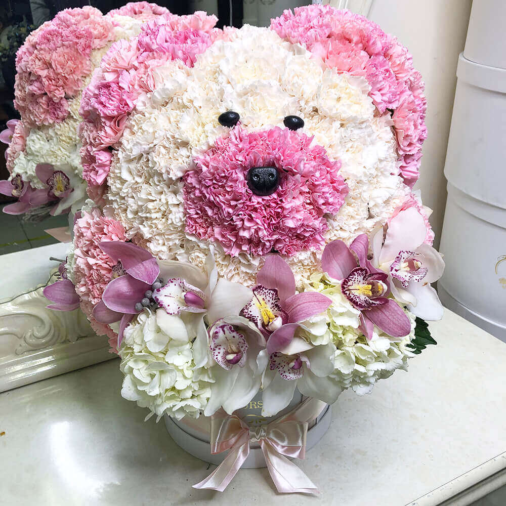 Мишка из гвоздик - 201 шт.