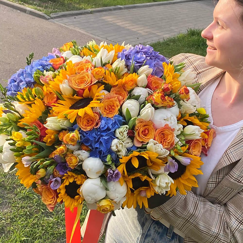 Микс с подсолнухами - 151 шт.