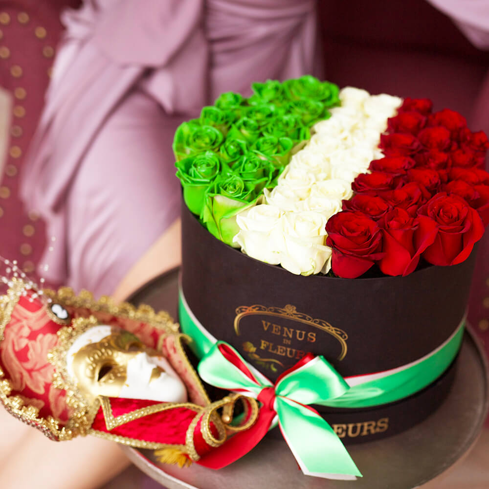 55 роз - флаг Италии