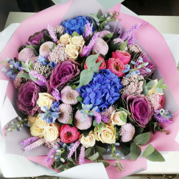 51 яркий микс в букете 51 яркий микс в букете