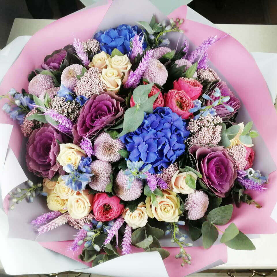 51 яркий микс в букете