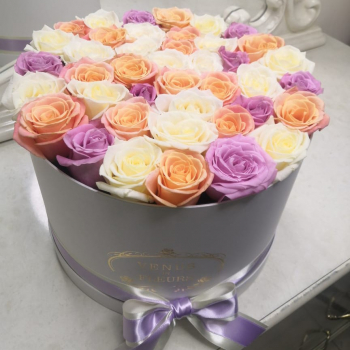 31 роза в нежном миксе 31 роза в нежном миксе