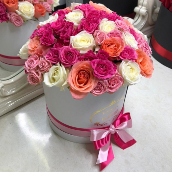 Микс из кустовых роз от 29 шт.