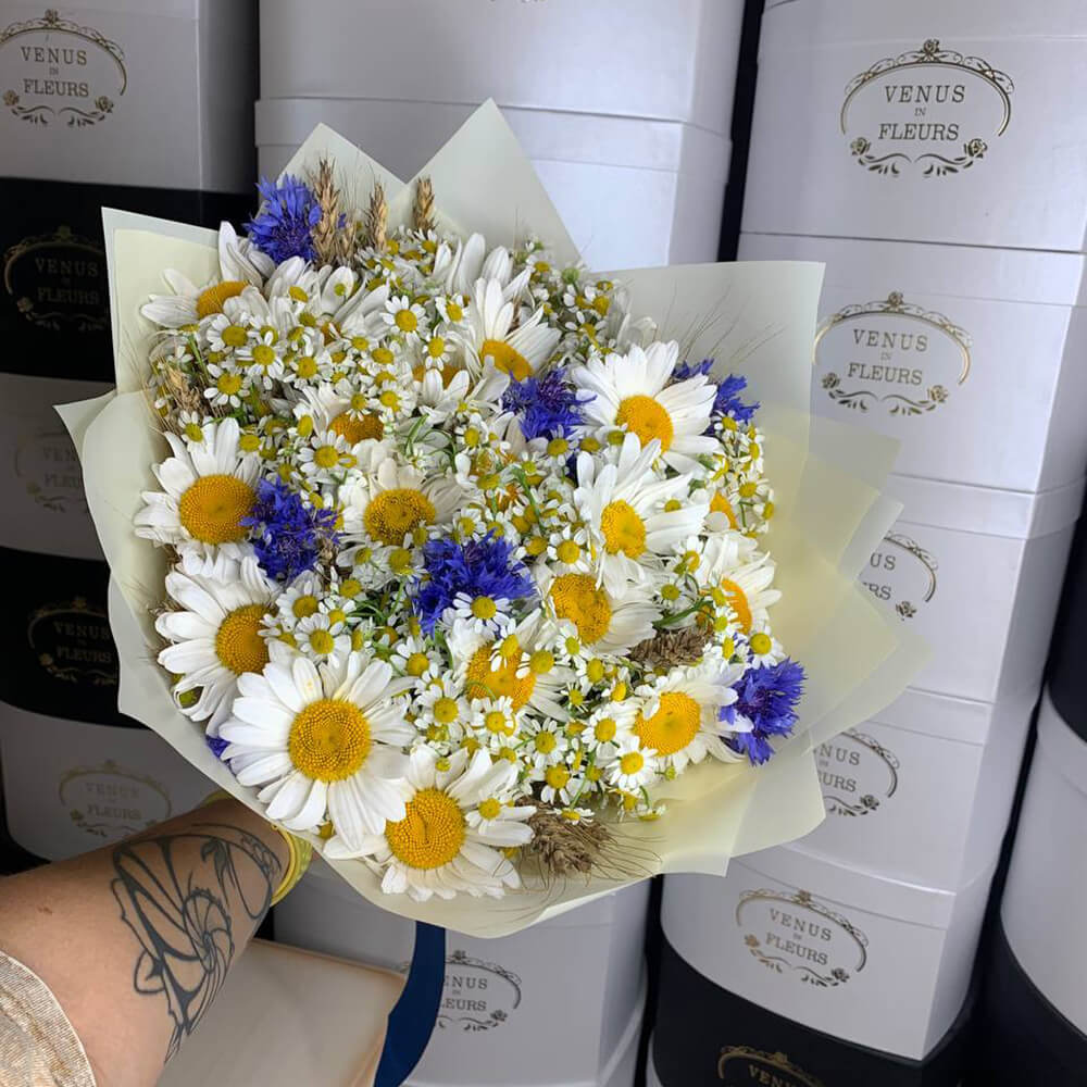 Букет ромашек - 51 шт.