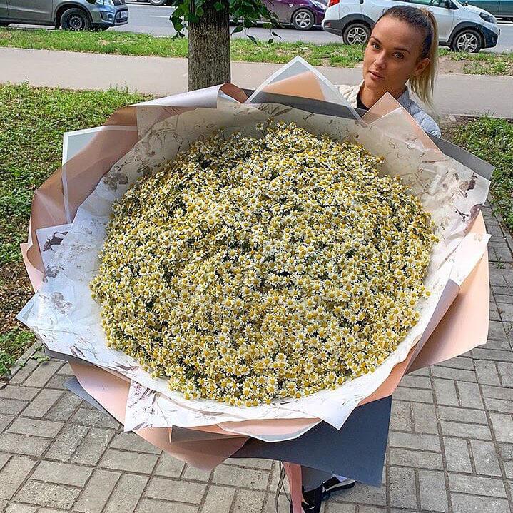 401 кустовая ромашка в букете