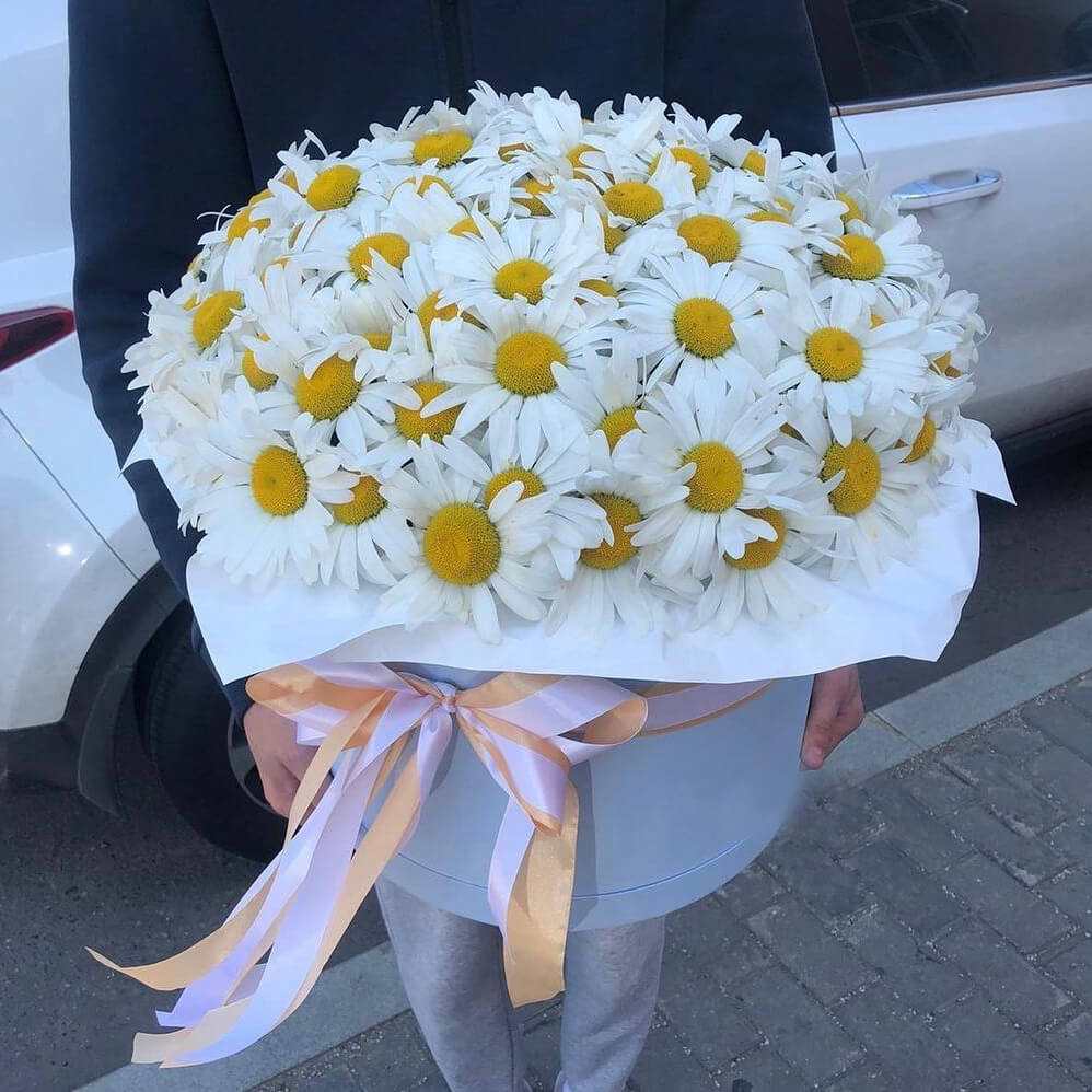 29 ромашек в коробке