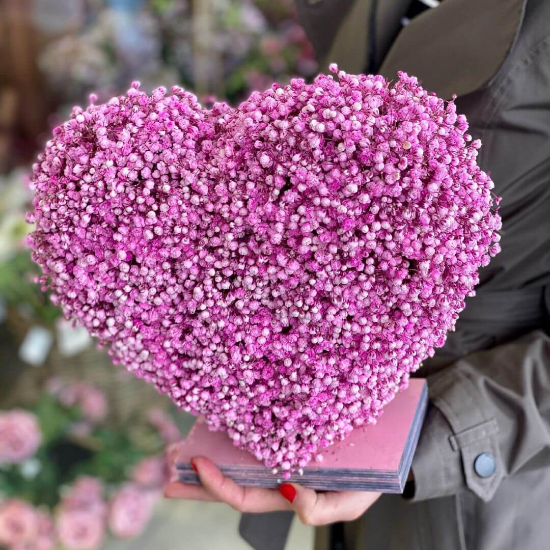 25 гипсофил в форме сердца