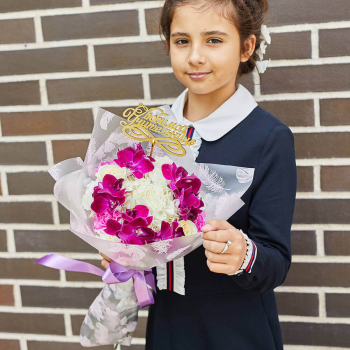 Дендробиум с гортензией - 15 шт.