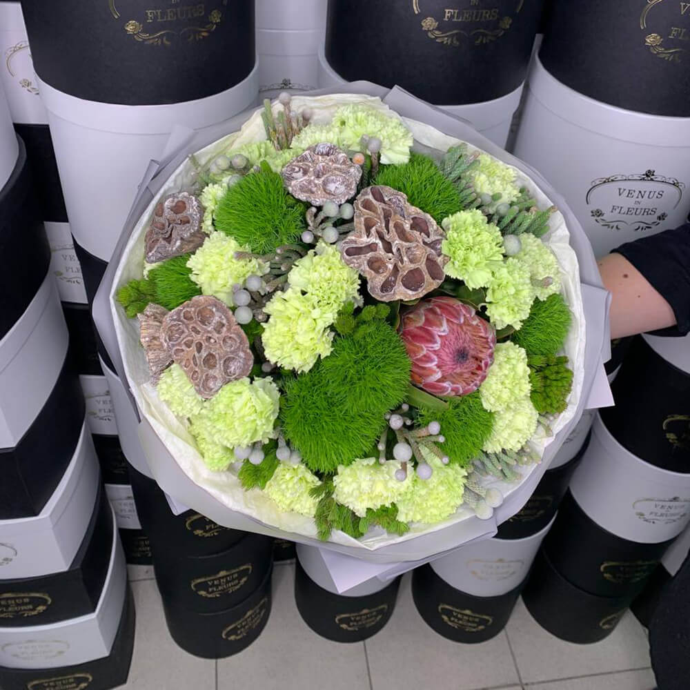 Лотос с протеей - 19 шт.