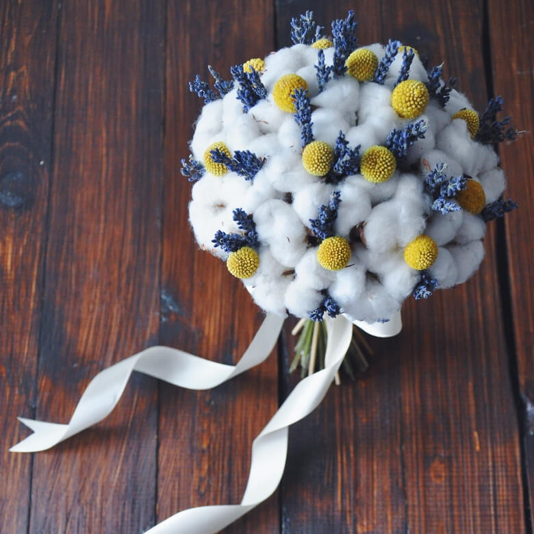 Хлопок с краспедией - 45 шт.