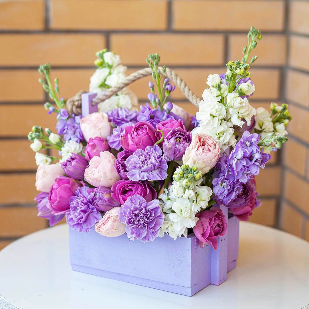 Пионовидные с гвоздиками - 25 шт.