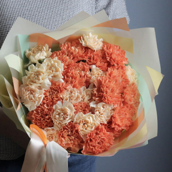 Микс из 29 гвоздик в букете Микс из 29 гвоздик в букете