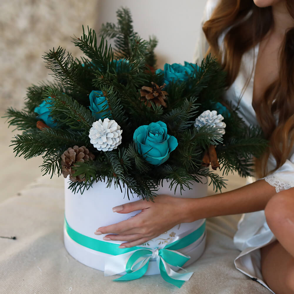 Необычный новогодний букет от 25 шт.