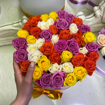 41 роза - весенний микс