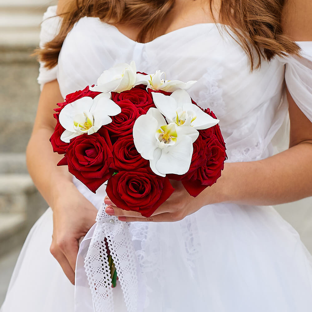 Свадебный букет "Ariel" - 19 шт.