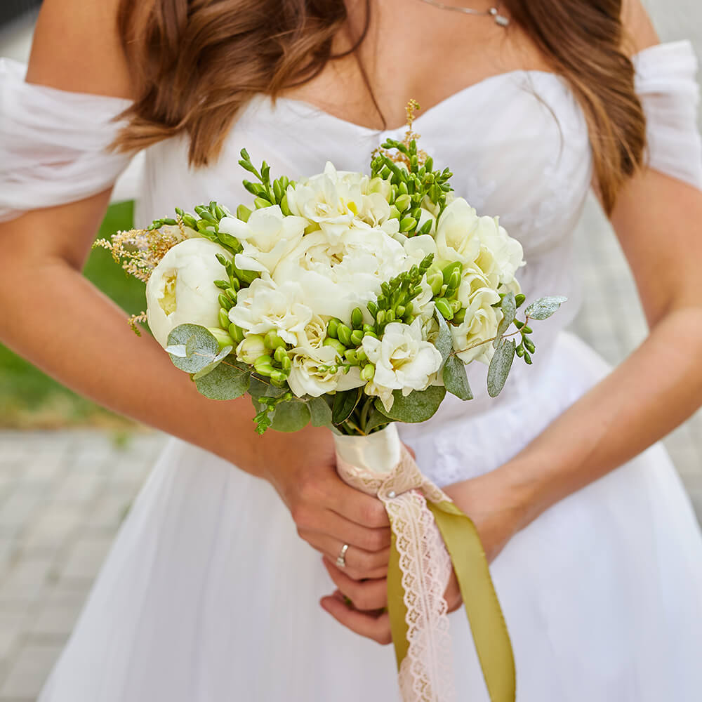 Свадебный букет "Aurora" - 35 шт.