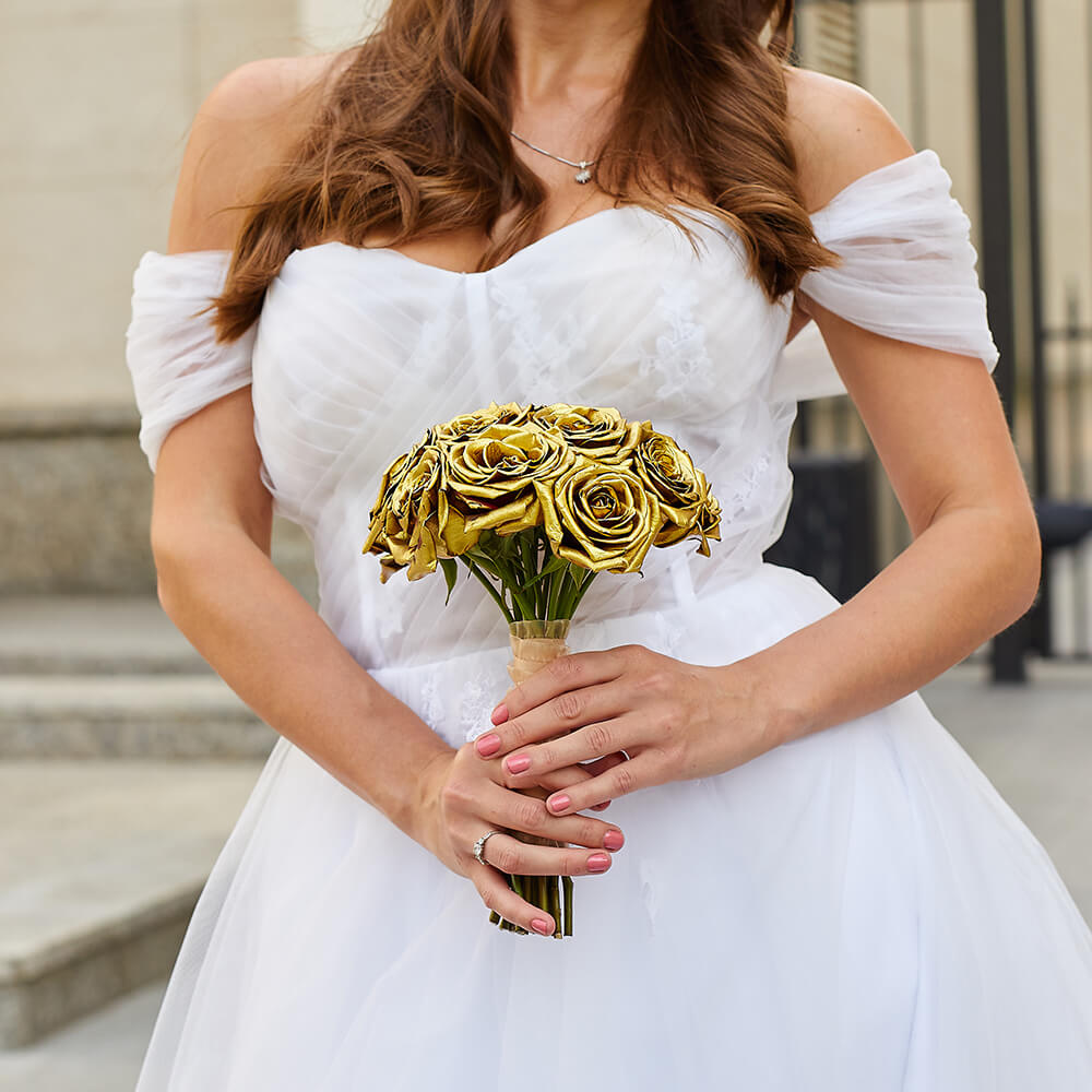 Свадебный букет "Золушка" - 15 шт.