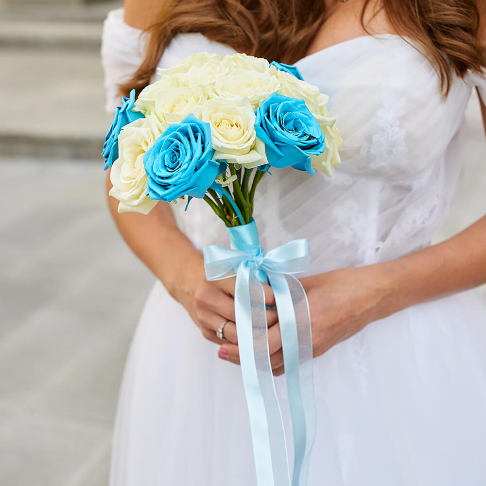 Свадебный букет "Эльза" - 19 шт.