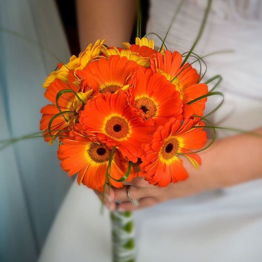 Букет невесты из гербер