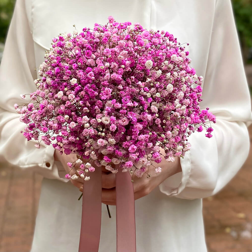 Букет невесты из гипсофил - 11 шт.