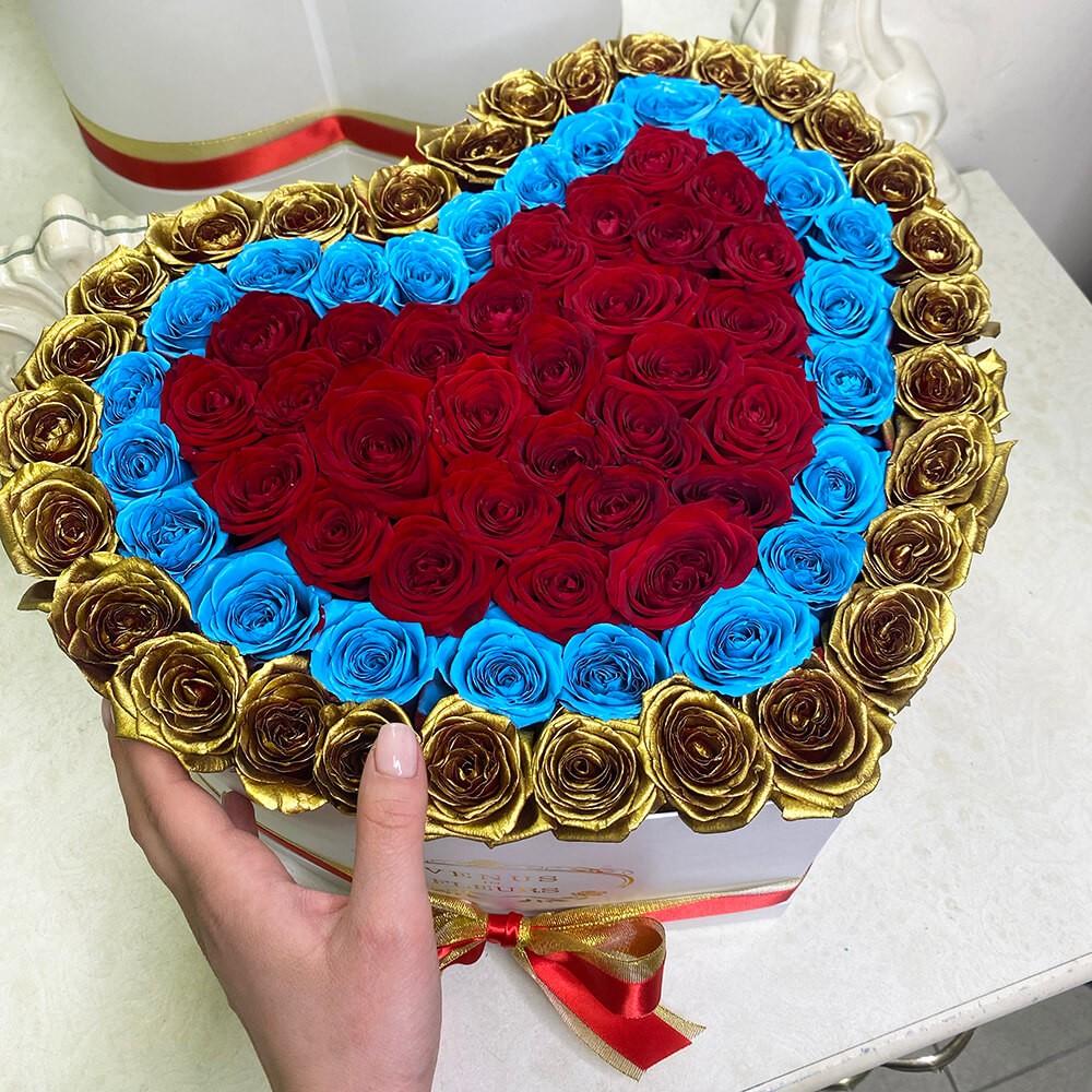 81 роза - сердце