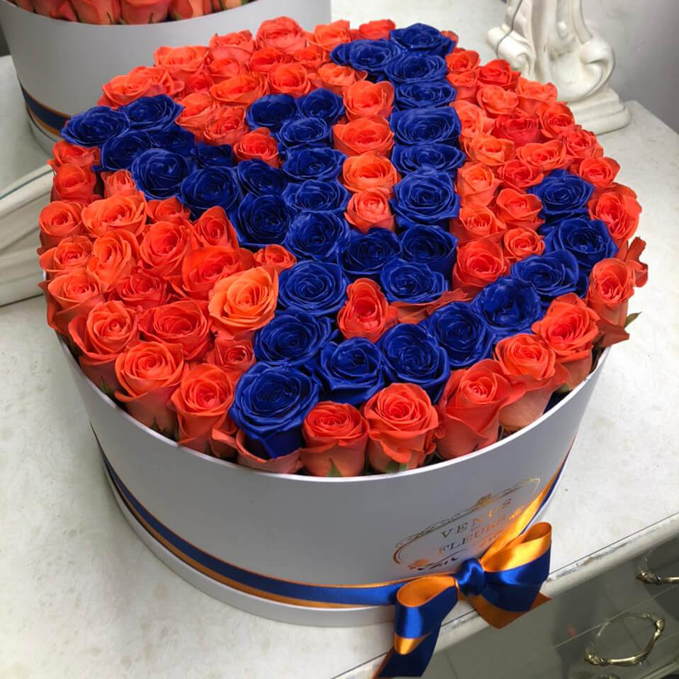 Розы "Louis Vuitton" - 81 шт.