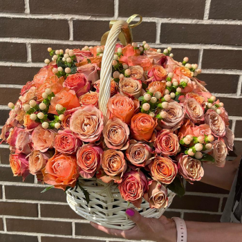 Кофейные пионовидные - 81 шт. Кофейные пионовидные - 81 шт.