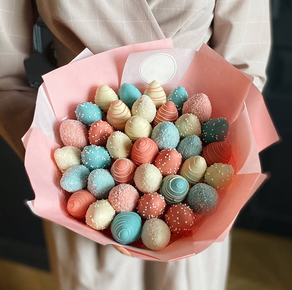 Клубника в шоколаде - Сахарная вата