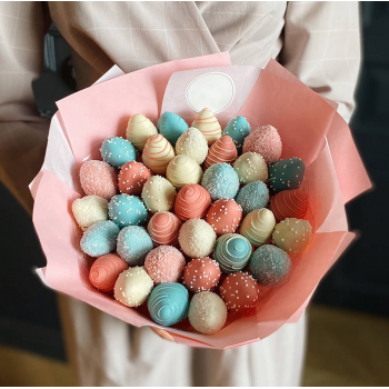 Клубника в шоколаде - Сахарная вата