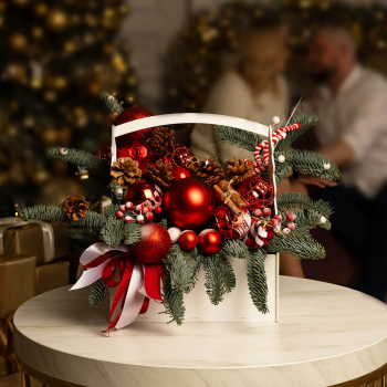 Букет "Елочные искры" - 19 шт.