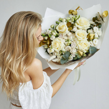 Романтичный букет - 21 шт.