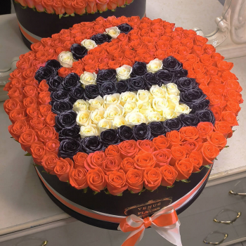 Кинохлопушка из роз - 201 шт. 