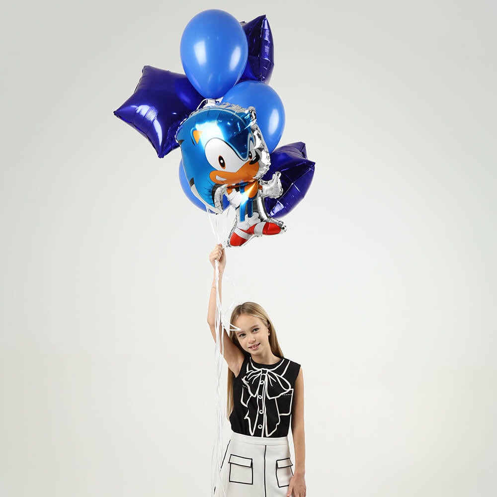Облако шаров Соник - 7 шт.