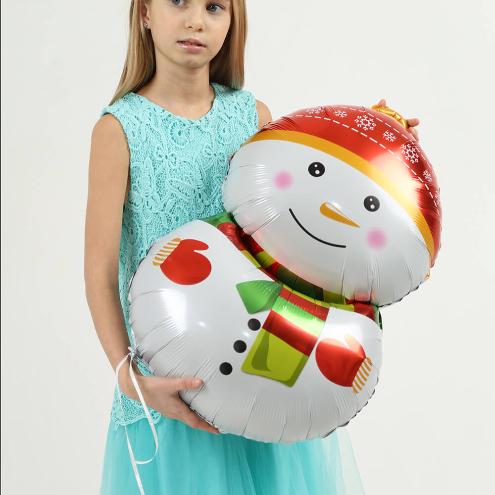 Шар новогодний - снеговик