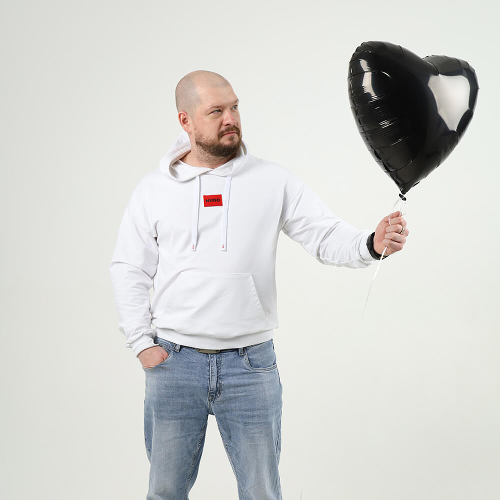 Шар - черное сердце