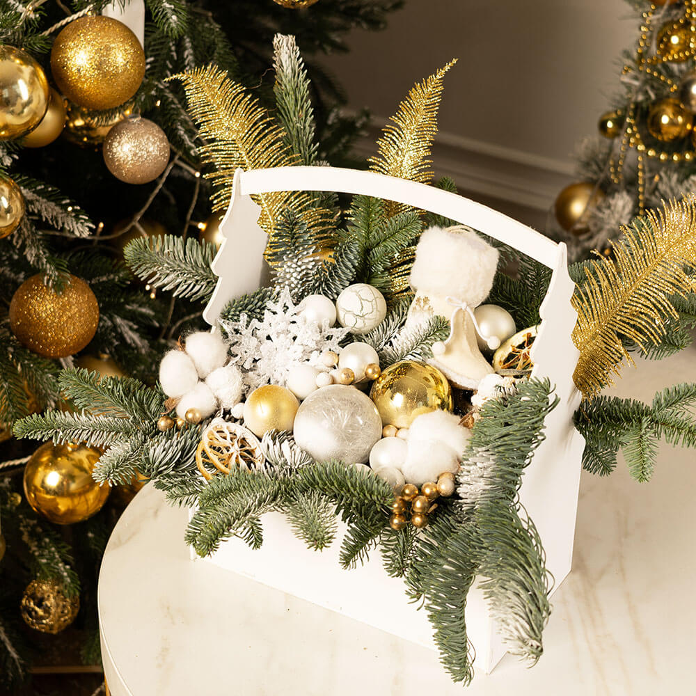 Букет "В царстве Снежной королевы" - 19 шт.