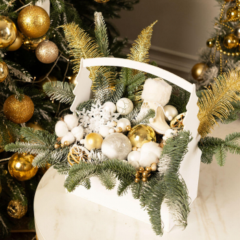 Букет "В царстве Снежной королевы" - 19 шт.