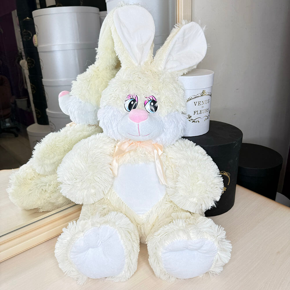 Молочный зайчик Ляля - 45 см.