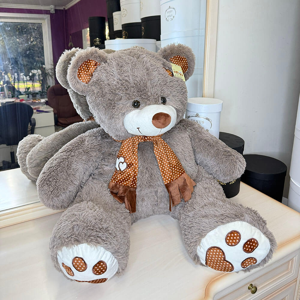 Мишка Тони бурый - 65 см.