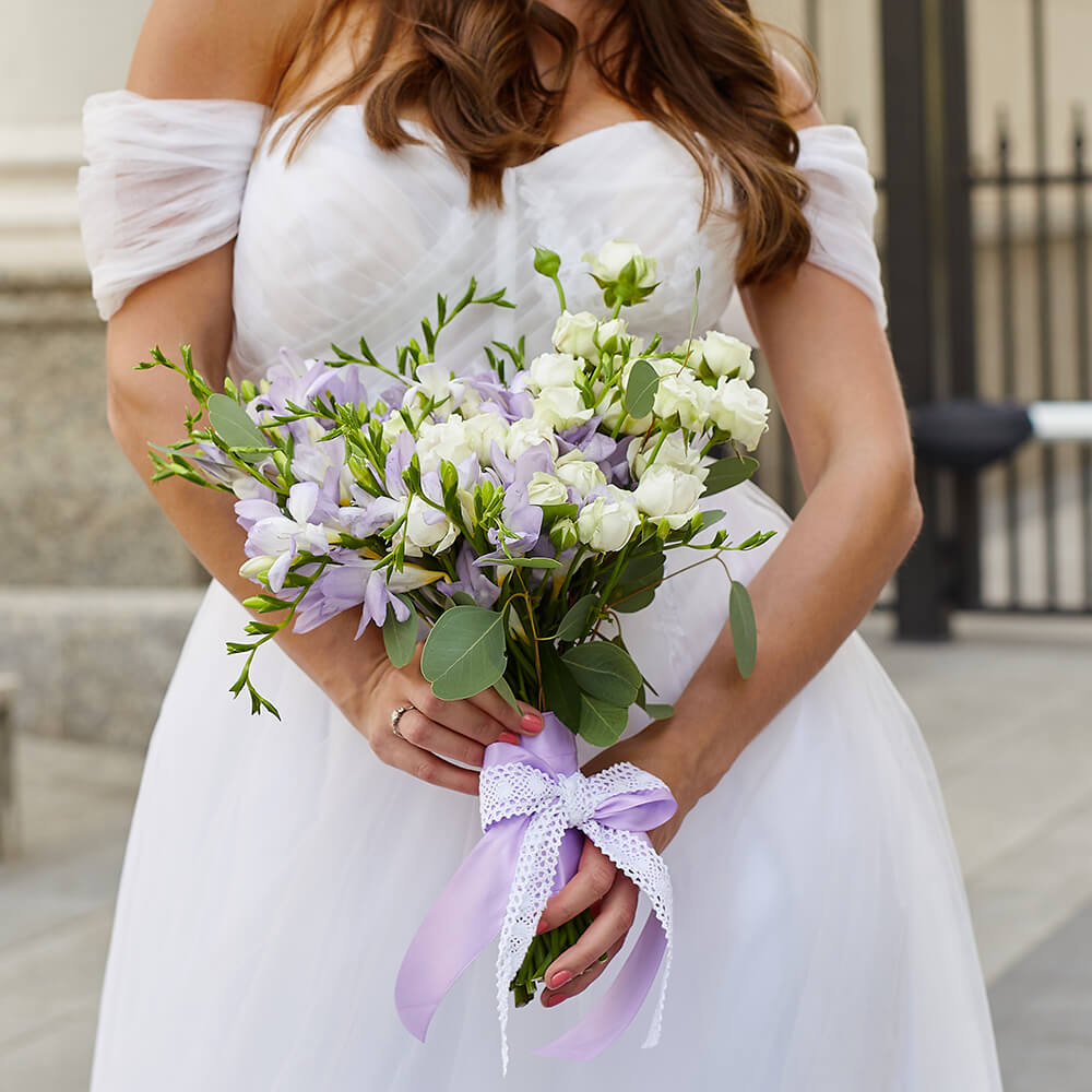 Свадебный букет "Эсмеральда" - 39 шт.